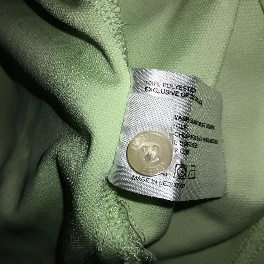 Men's Greg Norman Play‎ Dry Light Green Polo Golf Shirt L